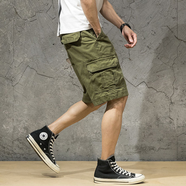 West Louis™ Fashion Brand Pure Cotton Trendy Camouflage Shorts