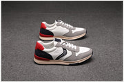 West Louis™ American Style Leather Athletic Sneakers