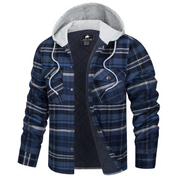 West Louis™ Lumberjack Cotton Flannel Hooded Jacket