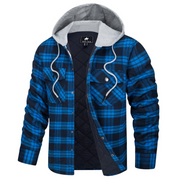 West Louis™ Lumberjack Cotton Flannel Hooded Jacket