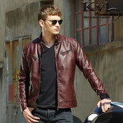 West Louis™ PU Pocket Zipper Leather Jacket