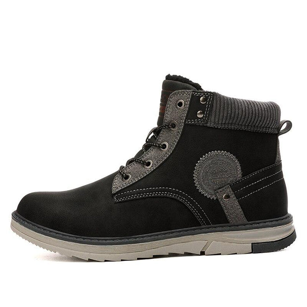 West Louis™ Retro Style Leather Martin Men Snow Boots