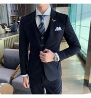 West Louis™ Brand Business Casual Slim Fit 3 Piece Suit