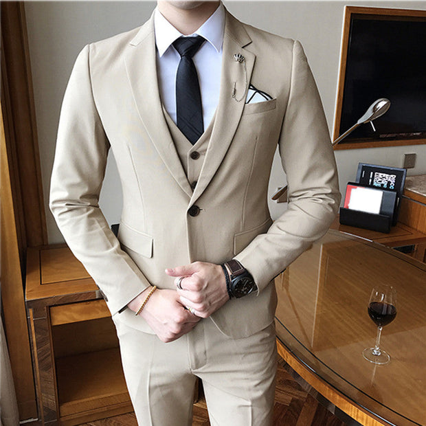 West Louis™ Designer Business 3 Piece Suit