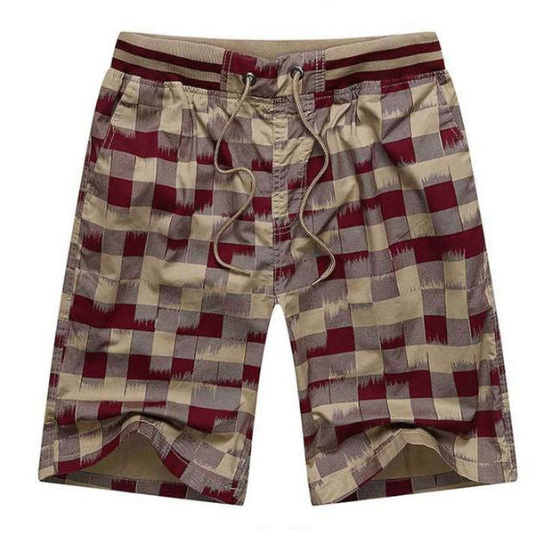 West Louis™ Classic Design Cotton Plaid Red / XL - West Louis