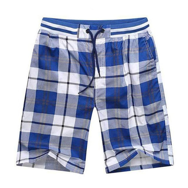 West Louis™ Classic Design Cotton Plaid Blue2 / XL - West Louis