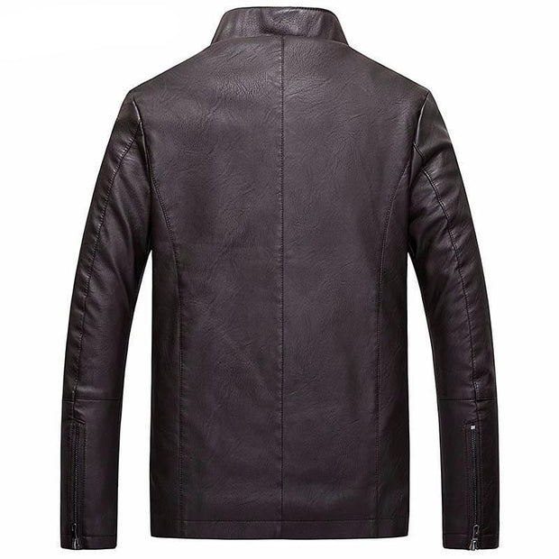 West Louis™ Bomber Leather Men Jackets  - West Louis