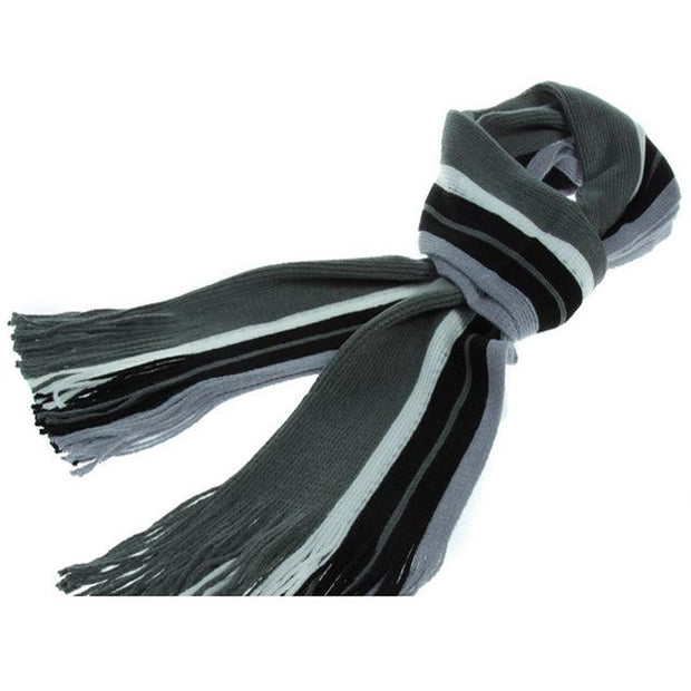 West Louis™ Fashion Patchwork Warm Men Scarf Middle grey / free size - West Louis