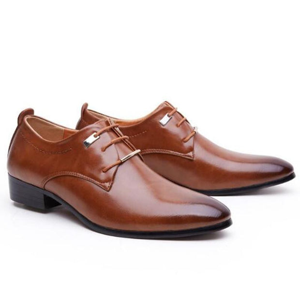 West Louis™ Business Leather Cloth Elegant Design Dress Shoes  - West Louis