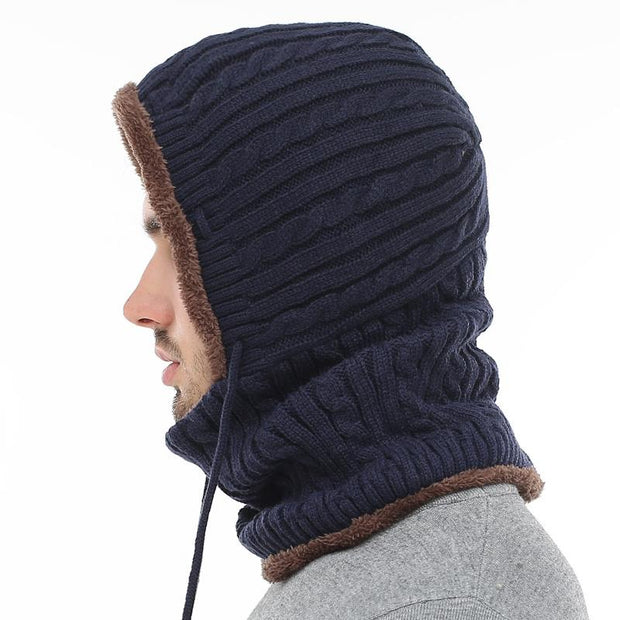 West Louis™ Winter Knitted Hat Beanie Scarf  - West Louis