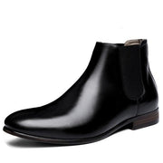 West Louis™ British Style Chelsea Leather Boots