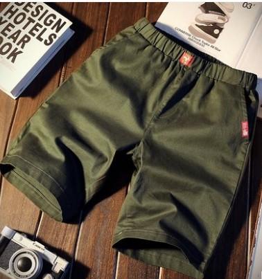 West Louis™ Knee-Length Men's Casual Capris Short Green / M - West Louis