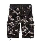 West Louis™ Camo Cargo Shorts Black2 / 29 - West Louis