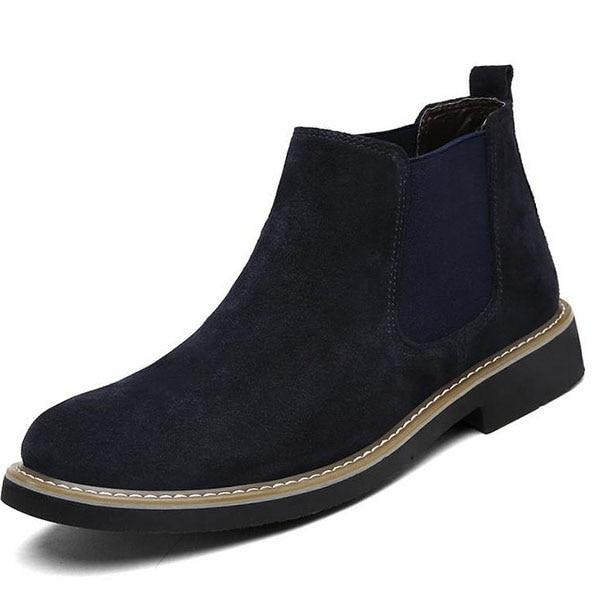 West Louis™ Chelsea Leather Ankle Boots