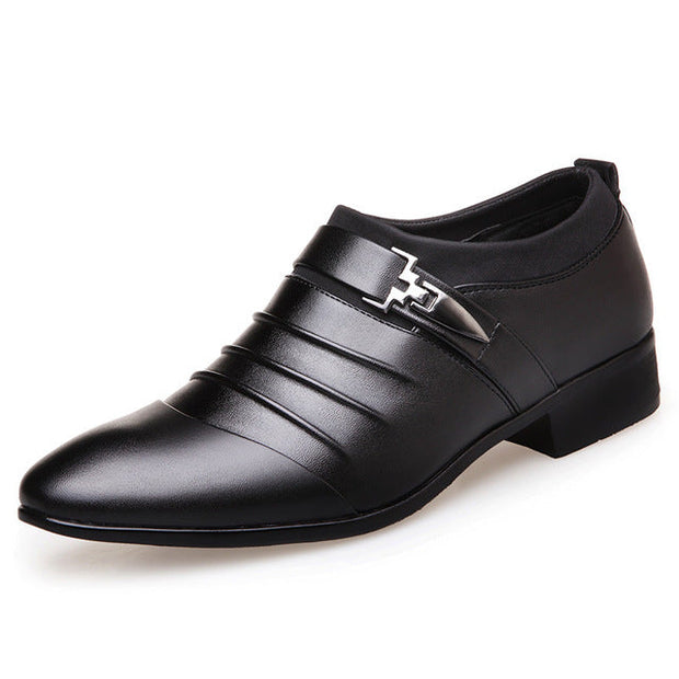 West Louis™ Leather Business Formal Dress Shoes