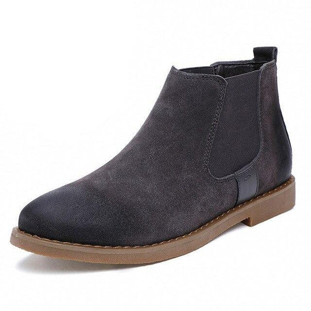 West Louis™ Chelsea Fashion Suede Leather Boots